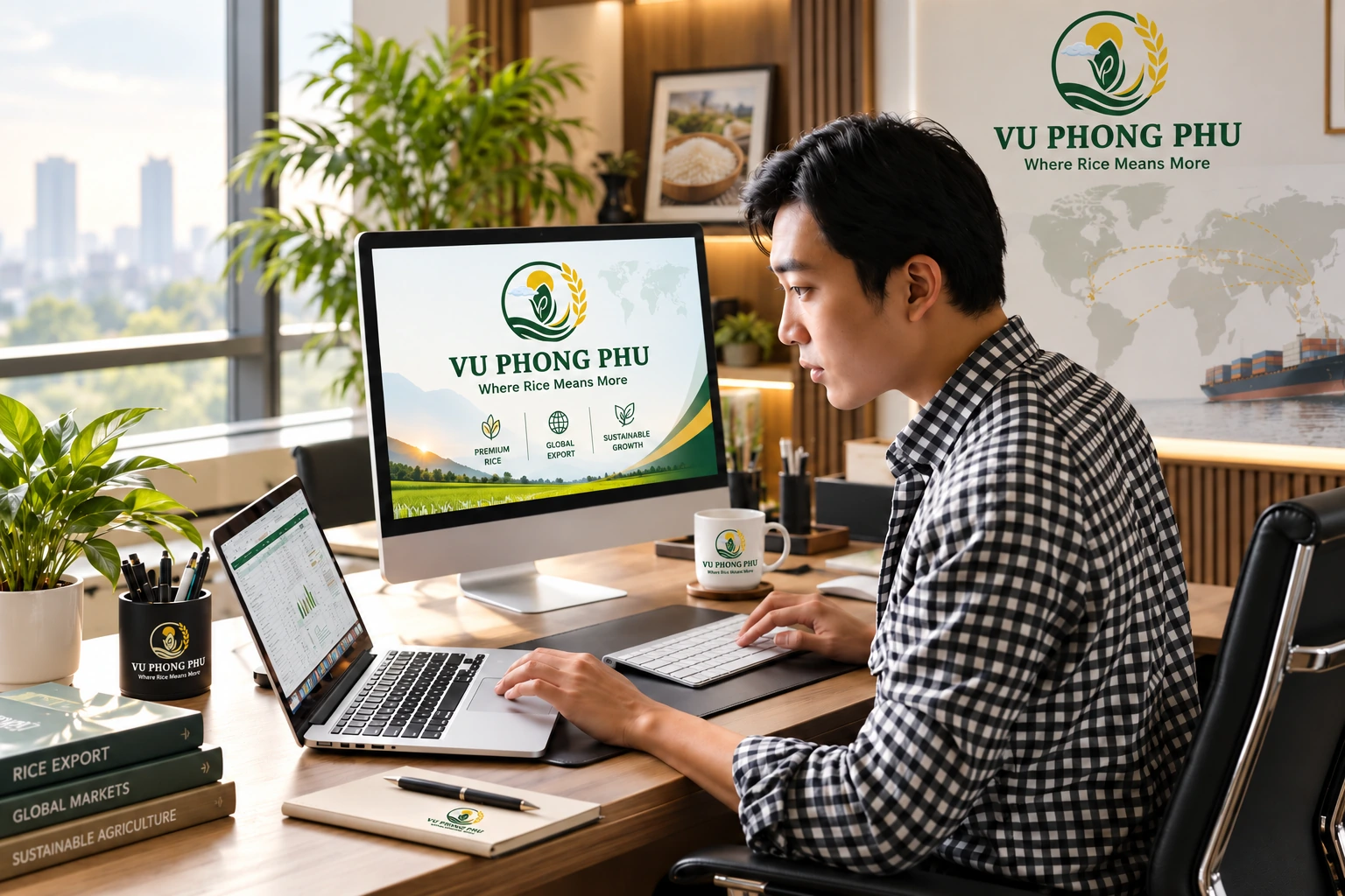 Export planning workspace from the supplied Vũ Phong Phú marketing archive