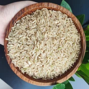 Rice in hand — another view