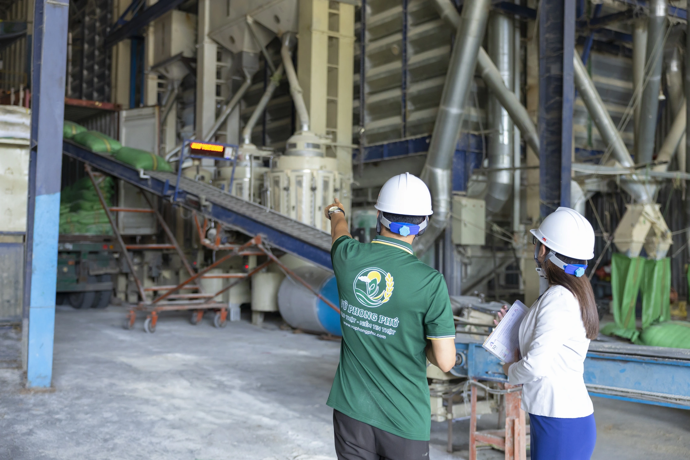 Reviewing rice processing equipment