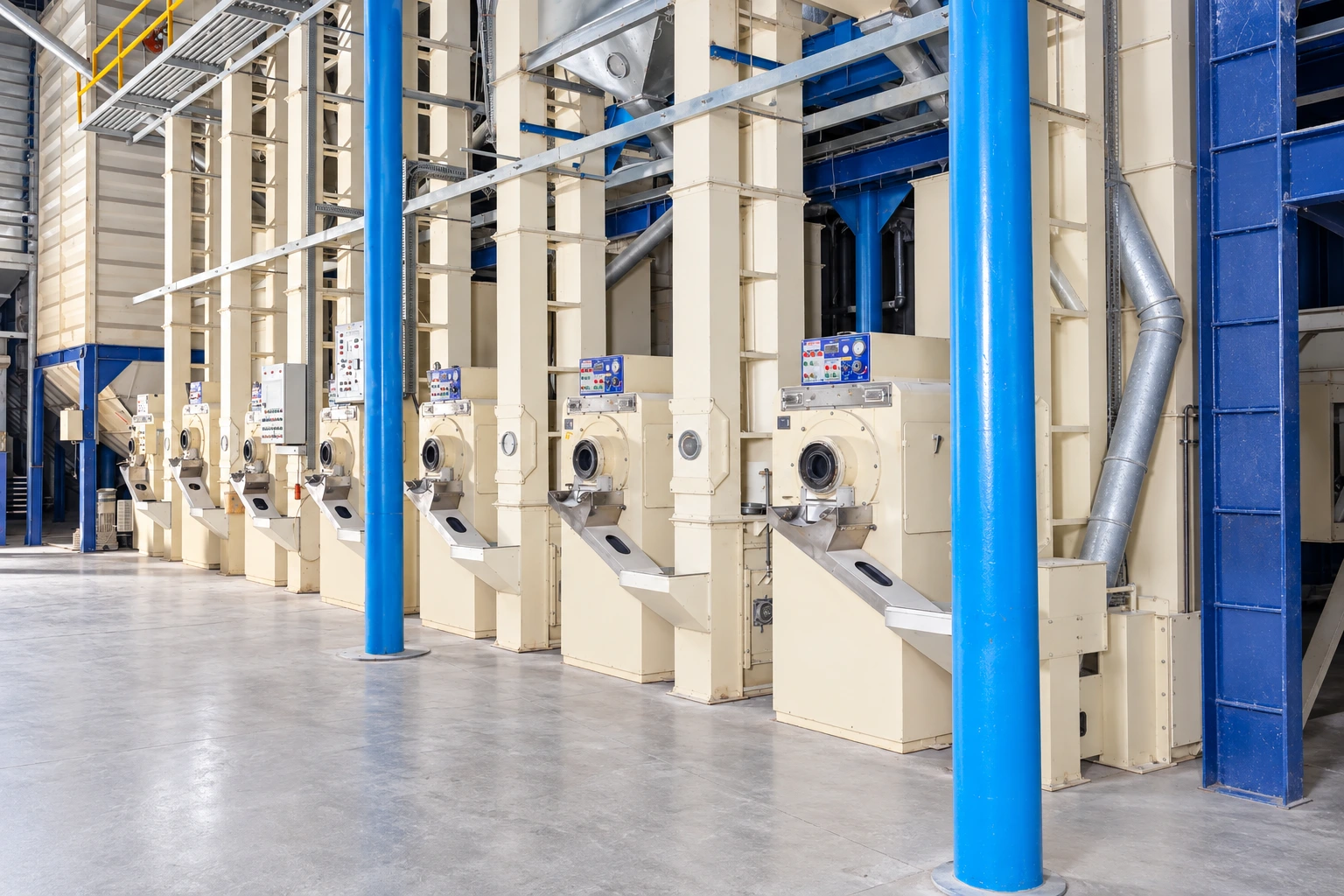Rice processing line from the supplied archive