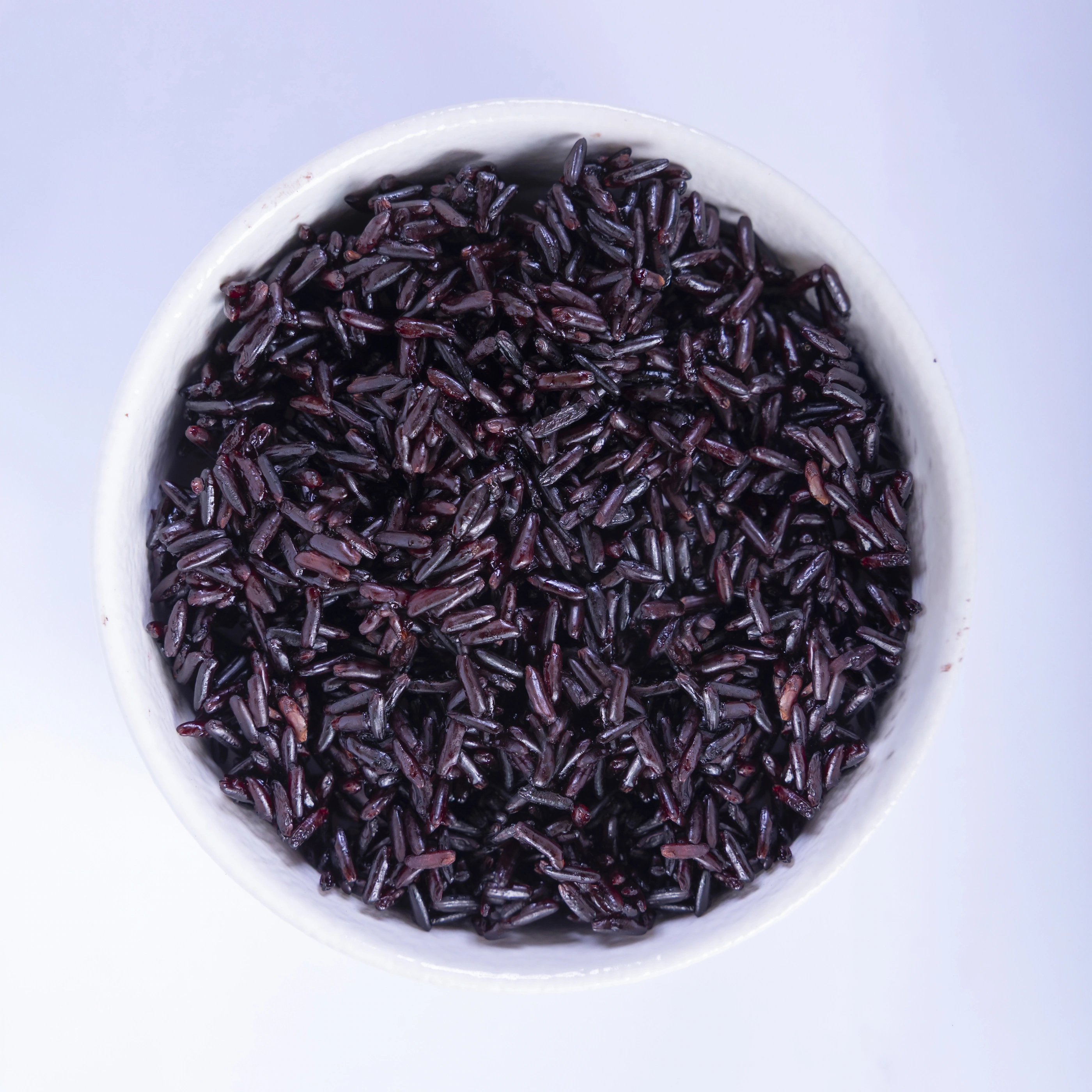 Black Glutinous Rice (Nếp Than) · Cooked rice photograph